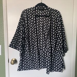 Banana Republic Short Sleeve Geometric Kimono Cardigan